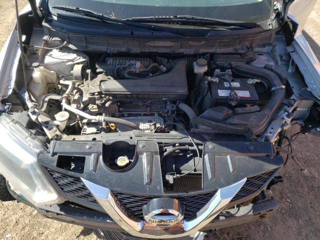 JN8AT2MT9GW006970 - 2016 NISSAN ROGUE S SILVER photo 11