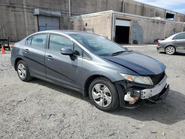 19XFB2F59DE202352 - 2013 HONDA CIVIC LX GRAY photo 4