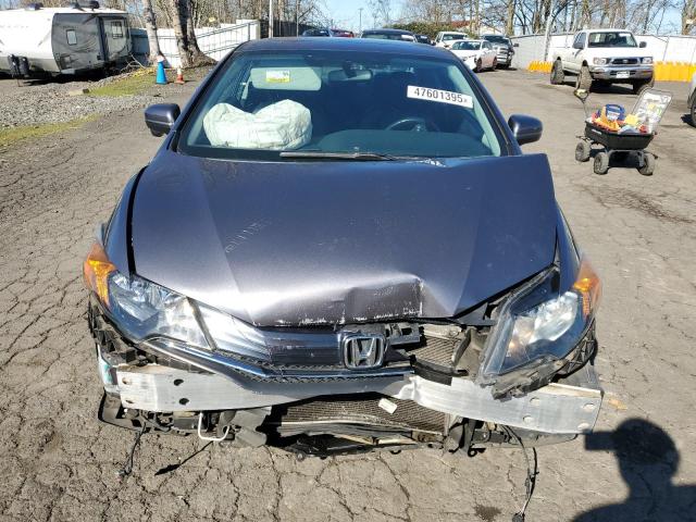 2HGFG3B09FH530574 - 2015 HONDA CIVIC EXL GRAY photo 5