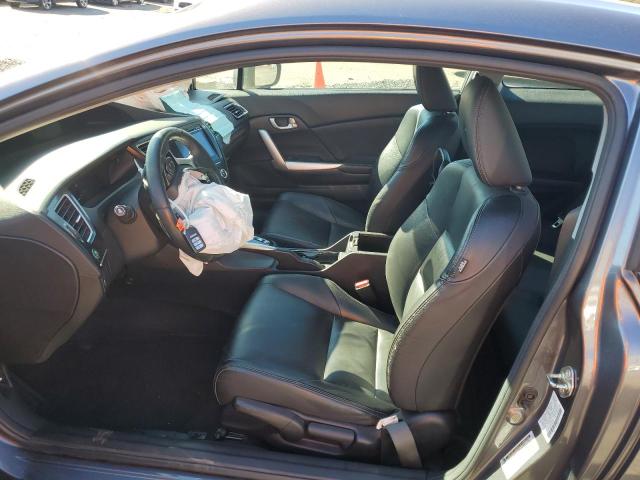 2HGFG3B09FH530574 - 2015 HONDA CIVIC EXL GRAY photo 7