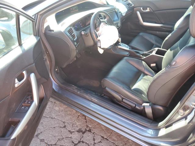 2HGFG3B09FH530574 - 2015 HONDA CIVIC EXL GRAY photo 8