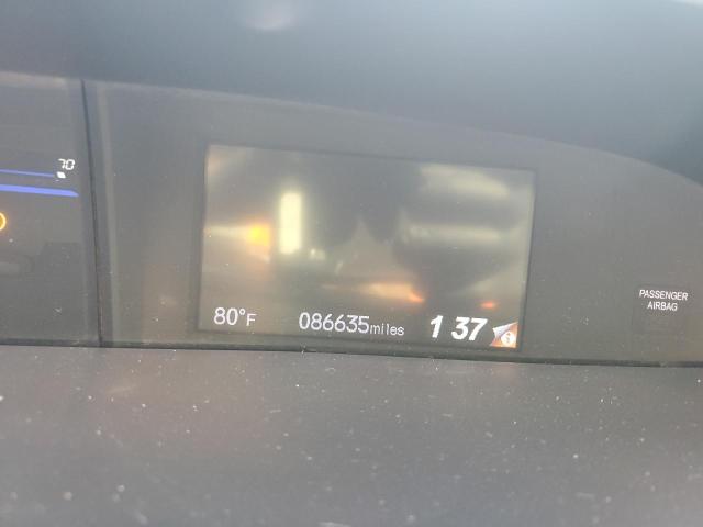 2HGFG3B09FH530574 - 2015 HONDA CIVIC EXL GRAY photo 9