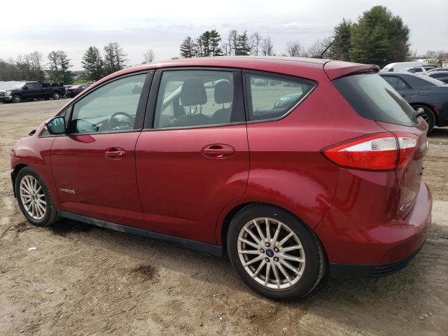1FADP5AU6DL529071 - 2013 FORD C-MAX SE RED photo 2