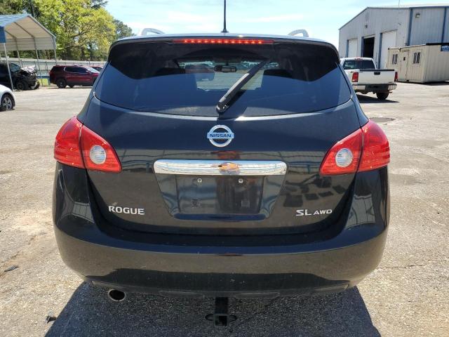 JN8AS5MV6DW138344 - 2013 NISSAN ROGUE S BLACK photo 6