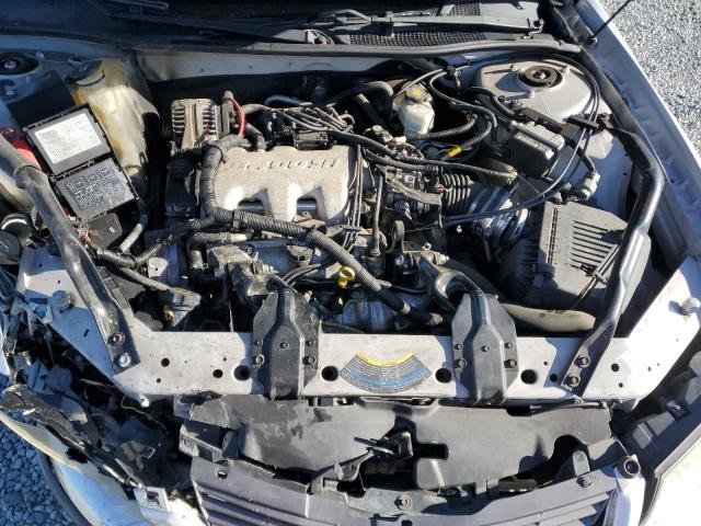 2G1WF52E849210610 - 2004 CHEVROLET IMPALA SILVER photo 11