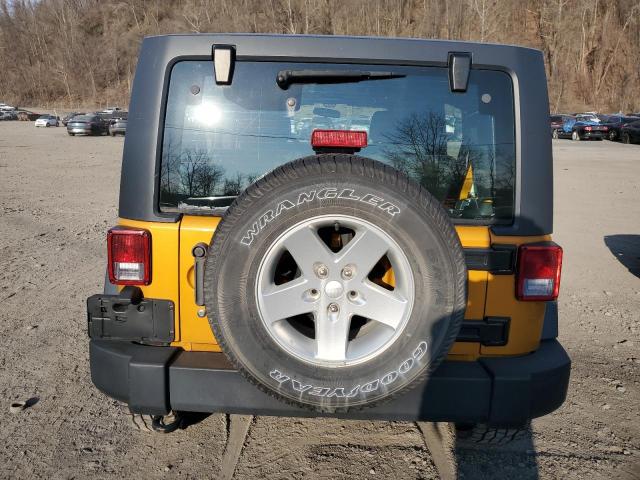 1C4BJWDG5EL306097 - 2014 JEEP WRANGLER U SPORT GOLD photo 6