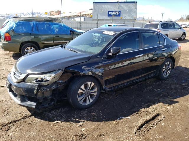 1HGCR2F35DA056727 - 2013 HONDA ACCORD LX BLACK photo 1