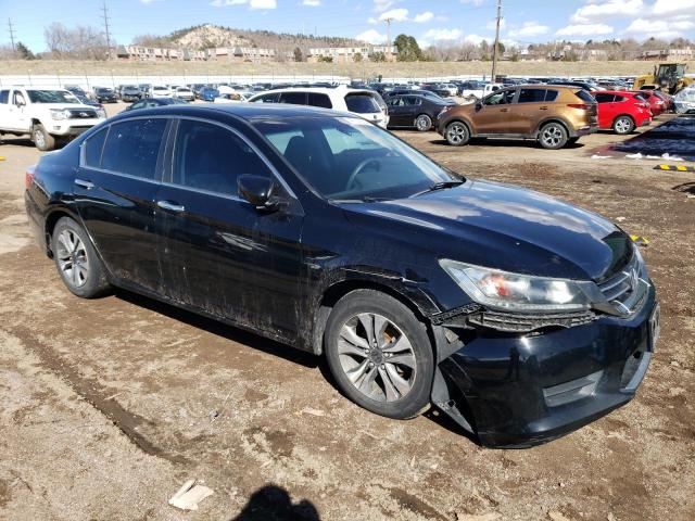 1HGCR2F35DA056727 - 2013 HONDA ACCORD LX BLACK photo 4