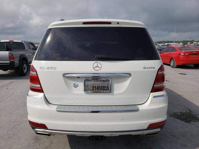 4JGBF7BE8AA617890 - 2010 MERCEDES-BENZ GL 450 4MATIC WHITE photo 6