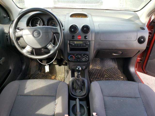KL1TD66666B670088 - 2006 CHEVROLET AVEO BASE RED photo 8