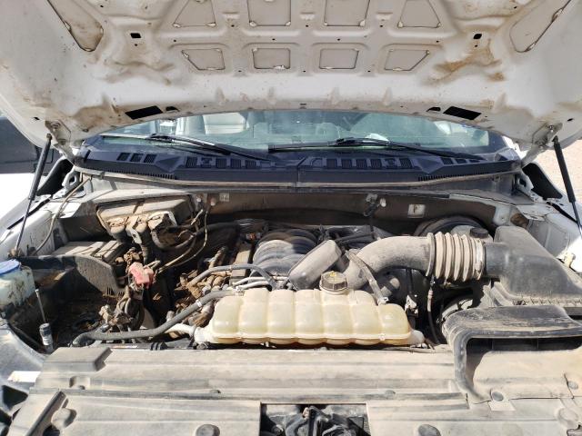 1FTEX1C59KKF33552 - 2019 FORD F150 SUPER CAB WHITE photo 11