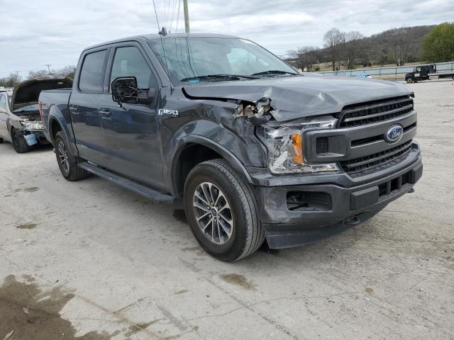 1FTEW1EP0JFA29707 - 2018 FORD F150 SUPERCREW GRAY photo 4