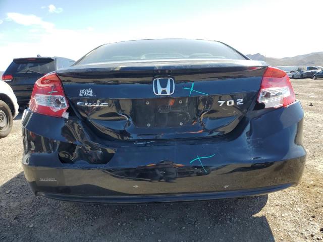 2HGFG3B51CH513758 - 2012 HONDA CIVIC LX BLACK photo 6