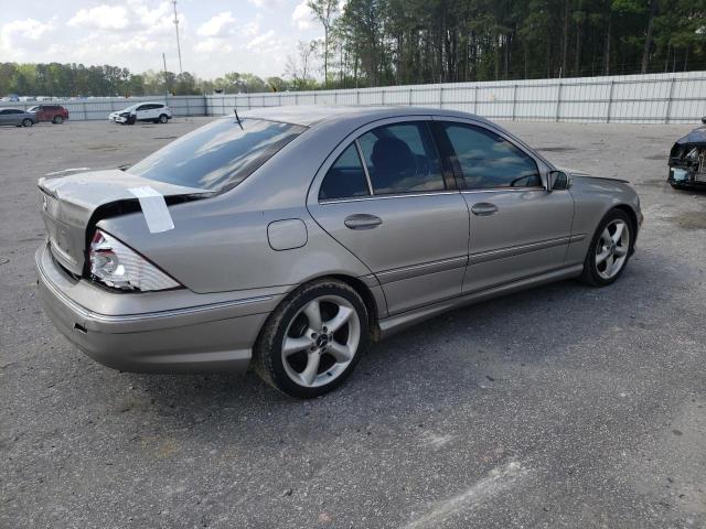 WDBRF40J05A669634 - 2005 MERCEDES-BENZ C 230K SPORT SEDAN SILVER photo 3