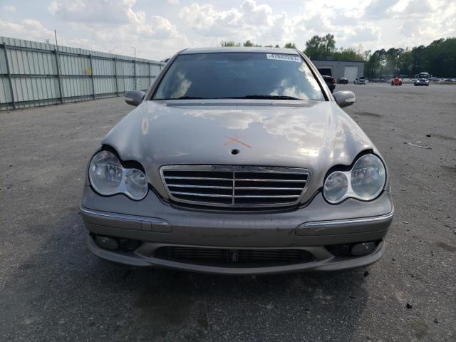 WDBRF40J05A669634 - 2005 MERCEDES-BENZ C 230K SPORT SEDAN SILVER photo 5