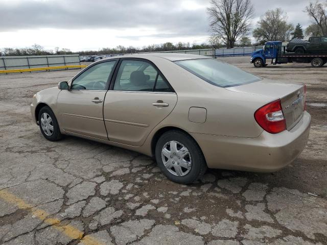 4T1BE32K33U247306 - 2003 TOYOTA CAMRY LE BEIGE photo 2