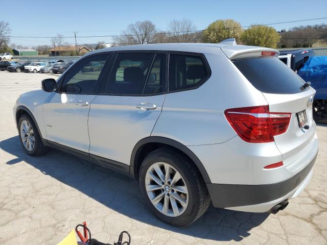 5UXWX9C5XD0A15811 - 2013 BMW X3 XDRIVE28I SILVER photo 2