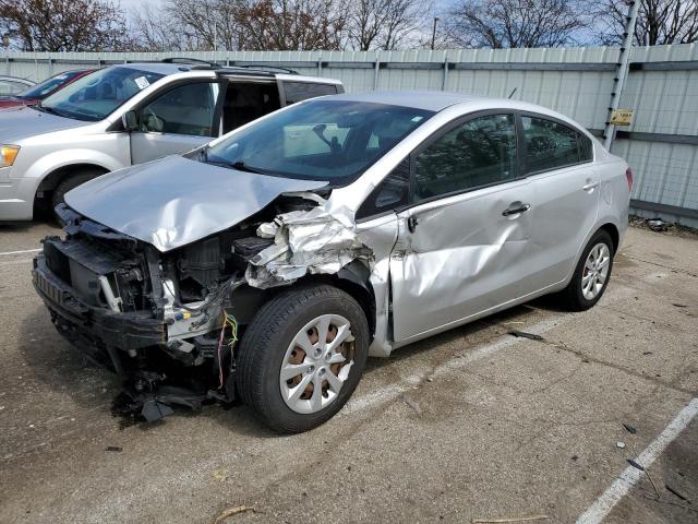 KNADM4A36F6495975 - 2015 KIA RIO LX SILVER photo 1