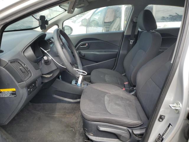 KNADM4A36F6495975 - 2015 KIA RIO LX SILVER photo 7