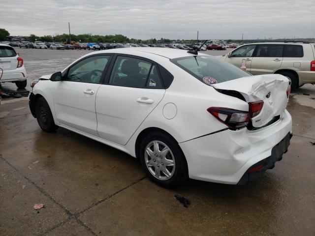 3KPA24AB0KE177910 - 2019 KIA RIO S WHITE photo 2