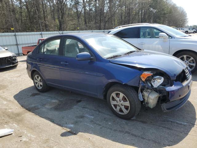 KMHCN4AC3BU581824 - 2011 HYUNDAI ACCENT GLS BLUE photo 4