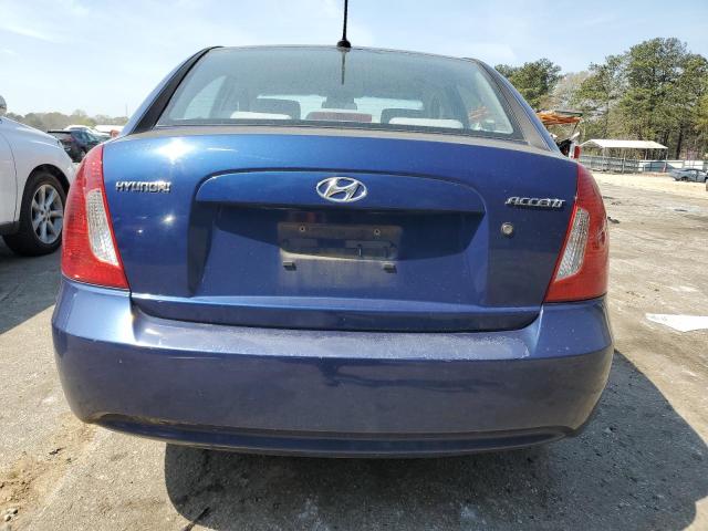 KMHCN4AC3BU581824 - 2011 HYUNDAI ACCENT GLS BLUE photo 6