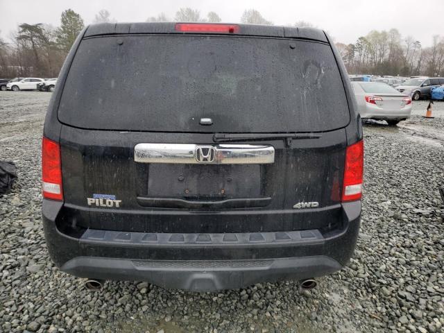 5FNYF4H59CB034467 - 2012 HONDA PILOT EXL BLACK photo 6