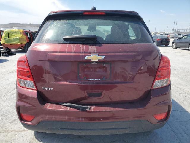 3GNCJKSB6HL189196 - 2017 CHEVROLET TRAX LS MAROON photo 6