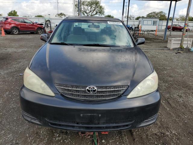 4T1BF32K63U055228 - 2003 TOYOTA CAMRY LE BLACK photo 5