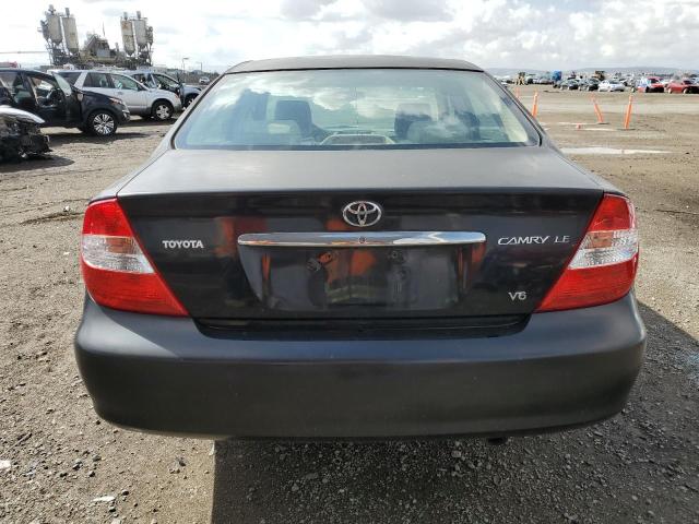 4T1BF32K63U055228 - 2003 TOYOTA CAMRY LE BLACK photo 6