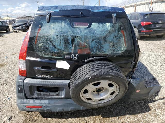 JHLRD68585C008533 - 2005 HONDA CR-V LX BLACK photo 6