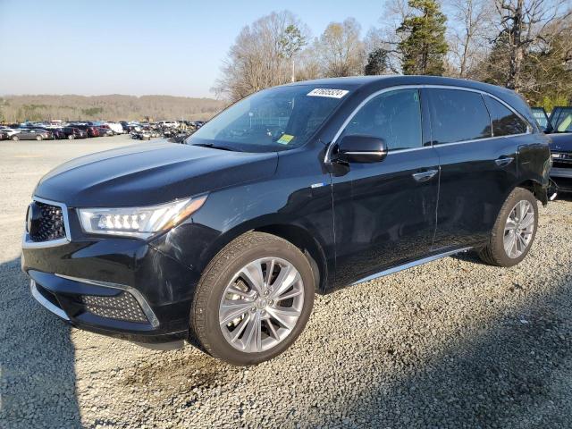 5FRYD7H57HB001920 - 2017 ACURA MDX SPORT HYBRID TECHNOLOGY BLACK photo 1