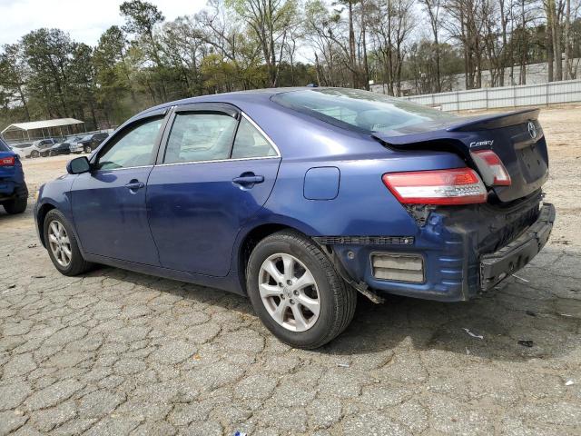 4T1BF3EK2BU694538 - 2011 TOYOTA CAMRY BASE BLUE photo 2