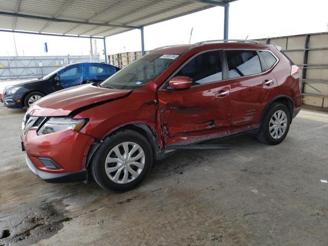 KNMAT2MV1FP504568 - 2015 NISSAN ROGUE S RED photo 1