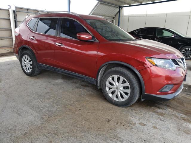 KNMAT2MV1FP504568 - 2015 NISSAN ROGUE S RED photo 4