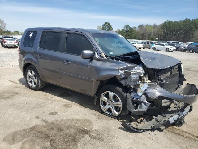 5FNYF3H58EB011498 - 2014 HONDA PILOT EXL GRAY photo 4