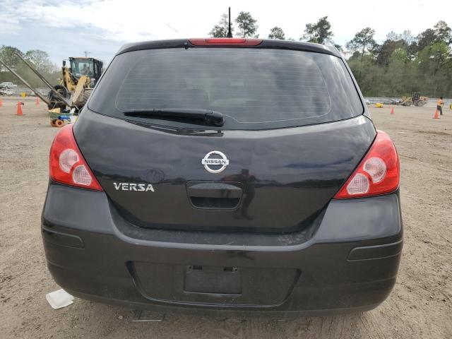 3N1BC1CPXCL369294 - 2012 NISSAN VERSA S BLACK photo 6