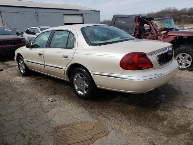 1LNHM97V11Y602062 - 2001 LINCOLN CONTINENTA BEIGE photo 2