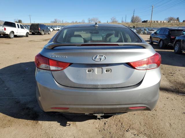 KMHDH4AE7CU294730 - 2012 HYUNDAI ELANTRA GLS SILVER photo 6