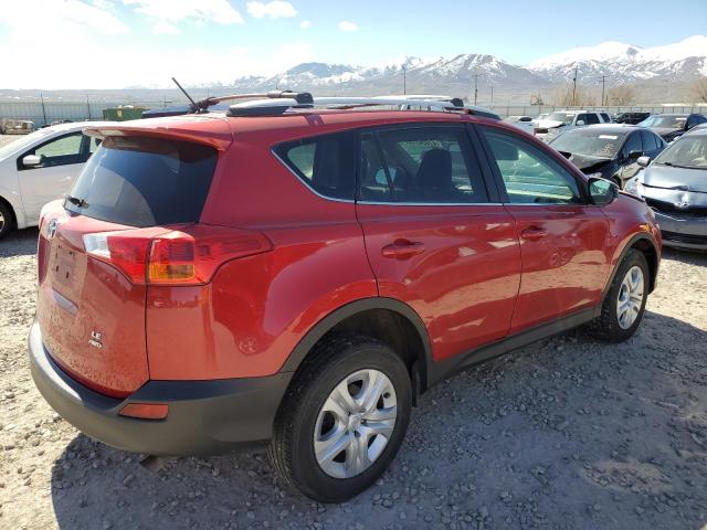 2T3BFREV0DW049023 - 2013 TOYOTA RAV4 LE RED photo 3