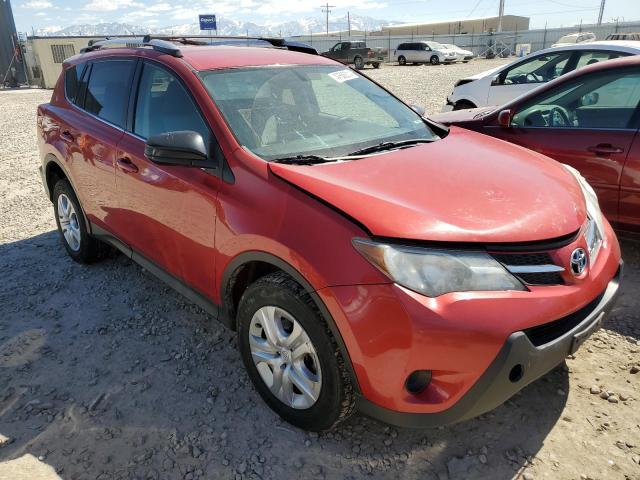 2T3BFREV0DW049023 - 2013 TOYOTA RAV4 LE RED photo 4