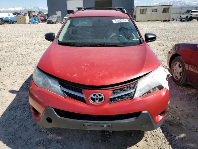 2T3BFREV0DW049023 - 2013 TOYOTA RAV4 LE RED photo 5