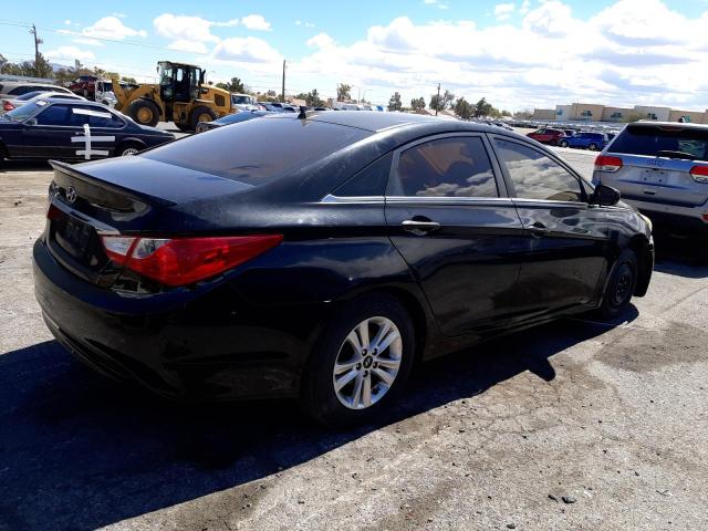 5NPEB4AC8DH652096 - 2013 HYUNDAI SONATA GLS BLACK photo 3