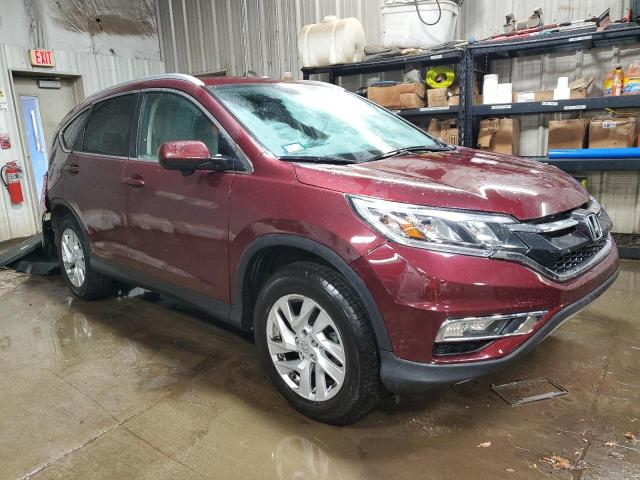 5J6RM4H77GL027980 - 2016 HONDA CR-V EXL MAROON photo 4