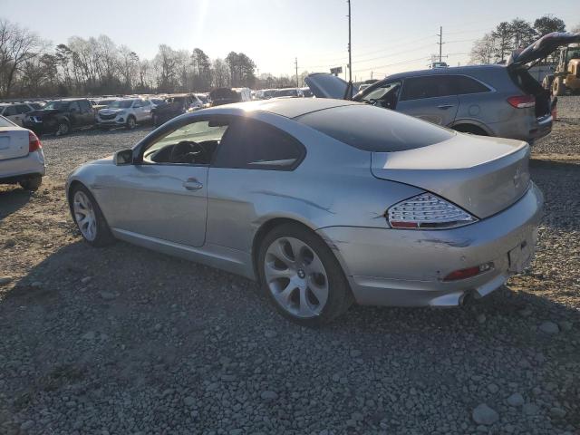 WBAEH73475B192418 - 2005 BMW 645 CI AUTOMATIC SILVER photo 2