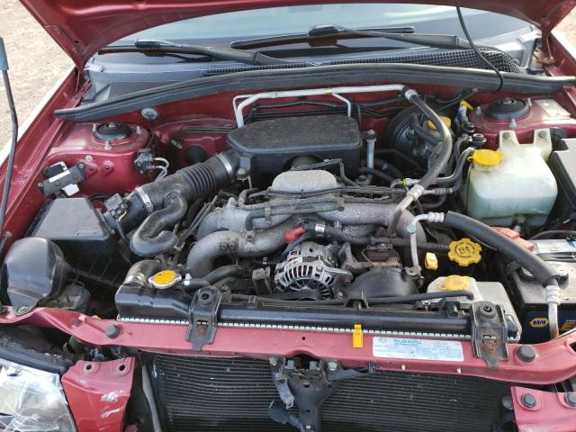 JF1SG65685H737207 - 2005 SUBARU FORESTER 2.5XS წითელი ფოტო 11