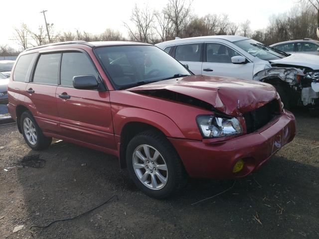JF1SG65685H737207 - 2005 SUBARU FORESTER 2.5XS RED photo 4