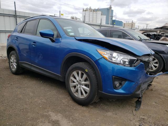 JM3KE4CY6E0323597 - 2014 MAZDA CX-5 TOURING BLUE photo 4