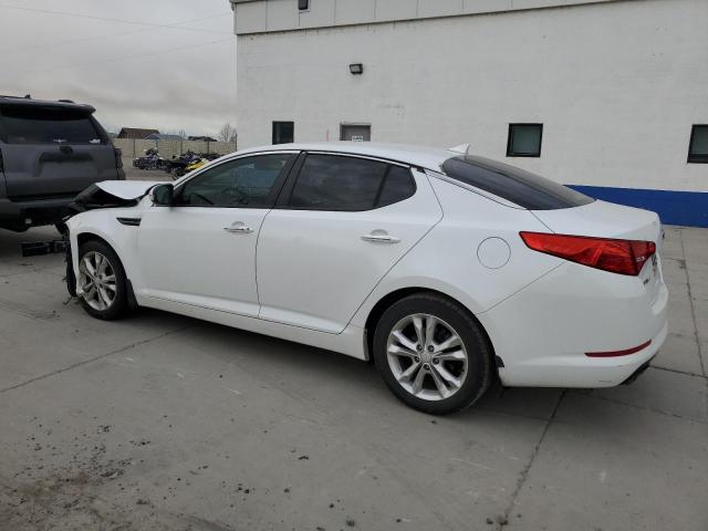 5XXGN4A76DG145972 - 2013 KIA OPTIMA EX WHITE photo 2