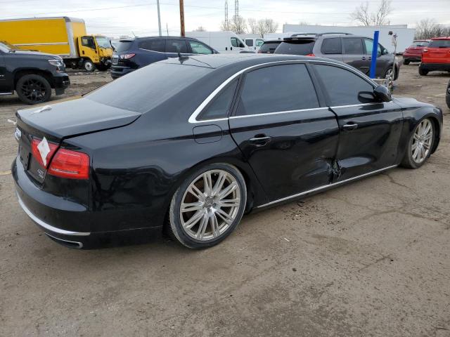 WAUR2AFD2EN002163 - 2014 AUDI A8 L QUATTRO BLACK photo 3